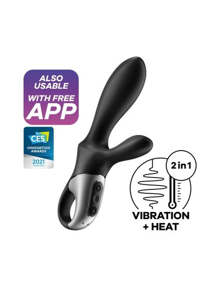 Универсальный смарт-вибратор с подогревом Satisfyer Heat Climax+ (мятая упаковка!!!) | Зображення 3
