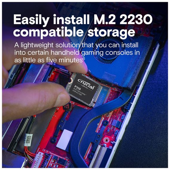 Накопичувач SSD M.2 2230 1TB P310 Micron (CT1000P310SSD2) | Зображення 4