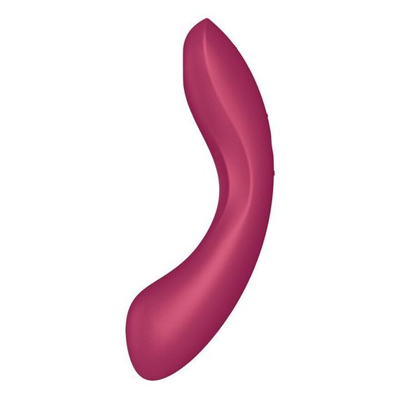 Вакуумний стимулятор з вібрацією Satisfyer Curvy Trinity 1 Red, іграшка 3в1 Sex Aura | Зображення 1