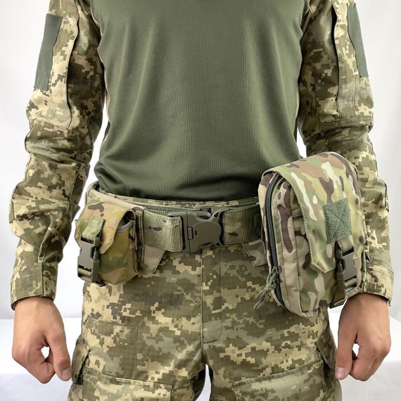 Пояс подвійний тактичний розвантажувальний швидкоскидний IRR Cordura 500 D Мультикам (multicam) MELGO XL | Зображення 4