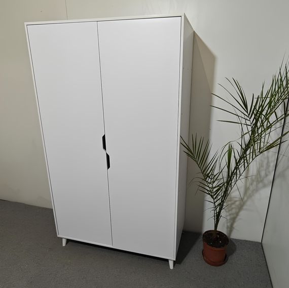 Шафа дводверна з ніжками кольору світлий горіх М-ЗОН Борн 1200 Дуб Артизан/Антрацит (MZN-031057) | Зображення 5