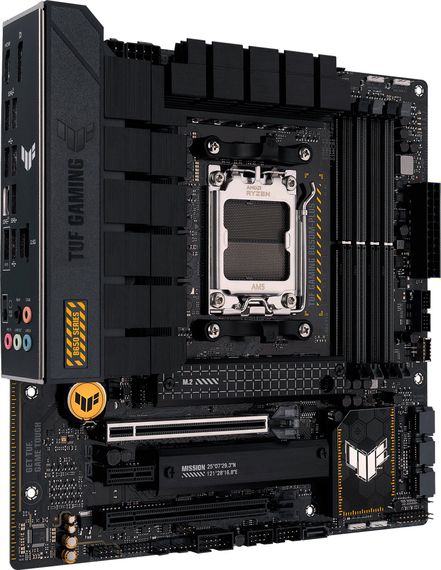 Материнcкая плата ASUS TUF GAMING B650M-PLUS sAM5 B650 4xDDR5 M.2 HDMI DP mATX 90MB1BG0-M0EAY0 | Зображення 2
