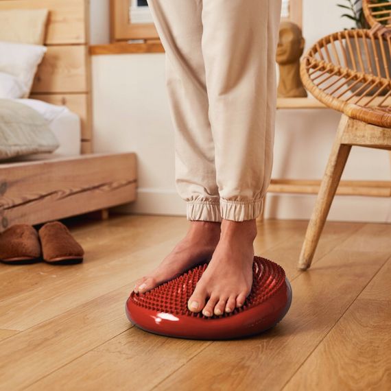 Балансувальна подушка-диск 4FIZJO PRO+ 33 см (сенсомоторна) масажна Red 4FJ0312 (P-5907739314451) | Зображення 5