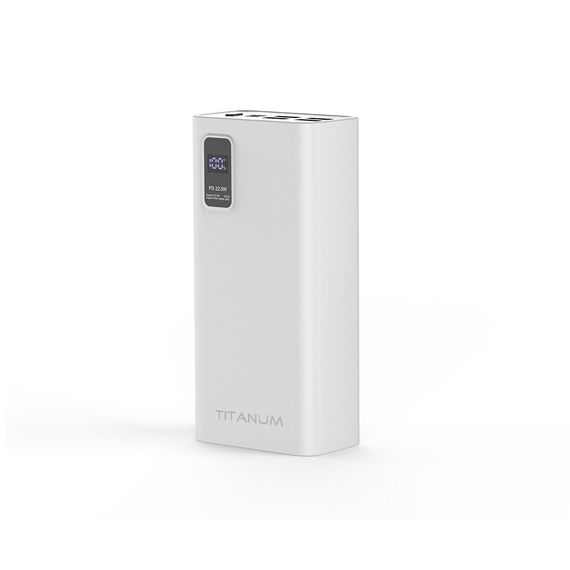 Повербанк TITANUM 728S 30000mAh 22.5W White | Зображення 2