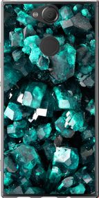 Чехол на Sony Xperia XA2 H4113 Кристаллы 2 "3674u-1357-17620"