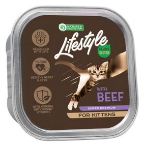 Вологий корм для кошенят з яловичиною Nature's Protection Lifestyle Kitten with Beef, 85 г
