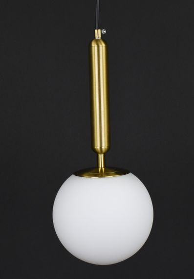 Люстра підвісна на 1 лампочку 27778 Латунь 40-180х15х15 см. | Зображення 3