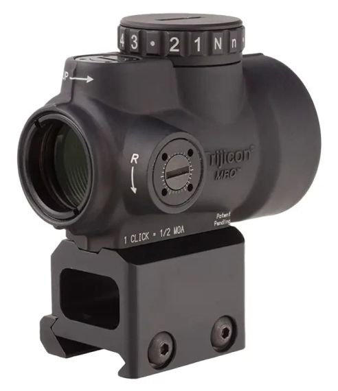 Приціл коліматорний Trijicon MRO 1х25 точка 2 MOA з червоним підсвічуванням | Зображення 4