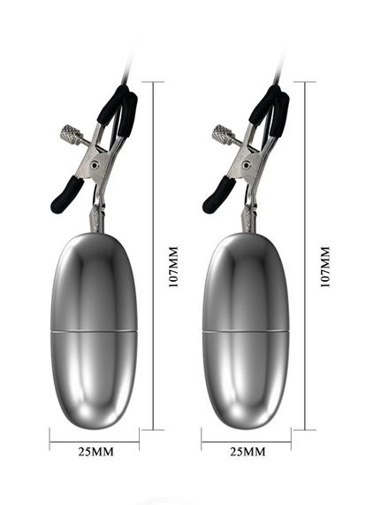 Вибростимулятор для груди Nipple Clamps, BI-010060 sexstyle | Зображення 4