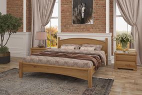 Двуспальная кровать iSmart Мангеттен Н Орех светлый 180х200 см (DDMBG-1626)