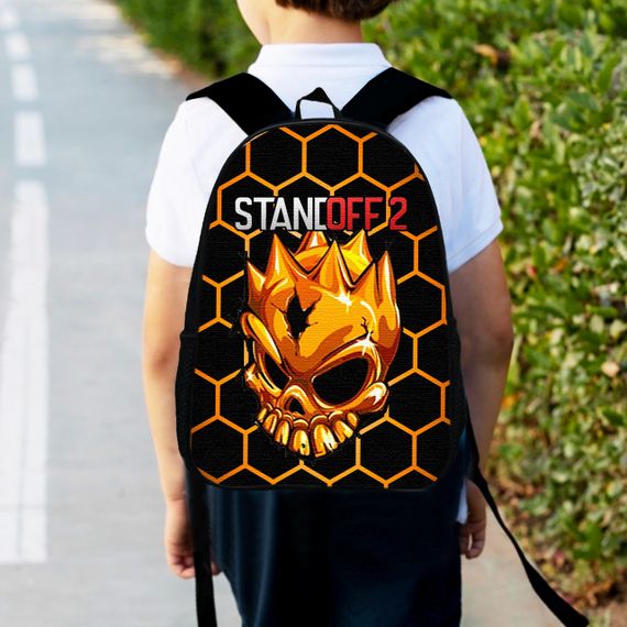 Рюкзак детский стендофф "Standoff2" 34х27см,городской ранец для мальчика с принтом (00347)