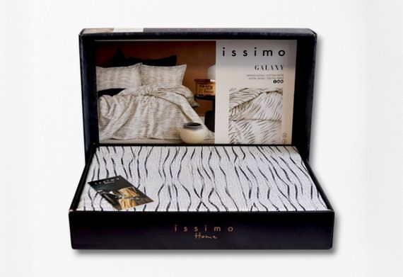 Комплект постільної білизни Issimo Digital Satin 200х220 см p Galaxy | Зображення 7