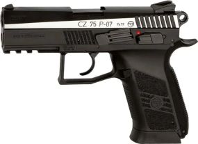 Пістолет пневматичний ASG CZ 75 P-07 Duty Nickel Blowback CO2 BB кал. 4.5 мм