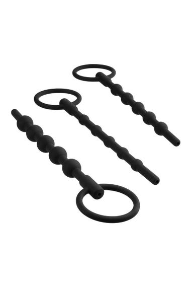 Набор уретральных катеторов NMC Knot Knot черный, 3 шт sexstyle | Зображення 1