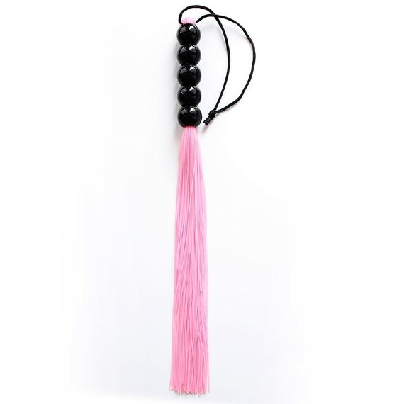 Батіг рожевий, ручка з кульок FLOGGER, 45 см Sex Aura | Зображення 1