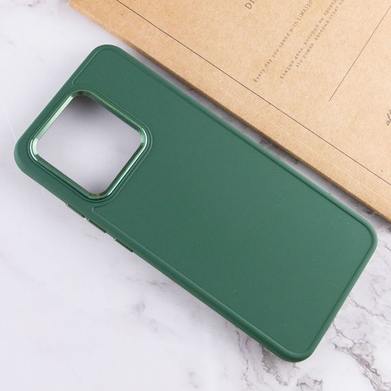 TPU чехол Bonbon Metal Style для Xiaomi Redmi 10C Силикон, Зеленый / Pine green | Зображення 2