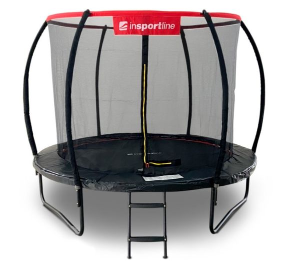 Батут із внутрішньою сіткою inSPORTline Flea PRO 305 см чорний (23879)