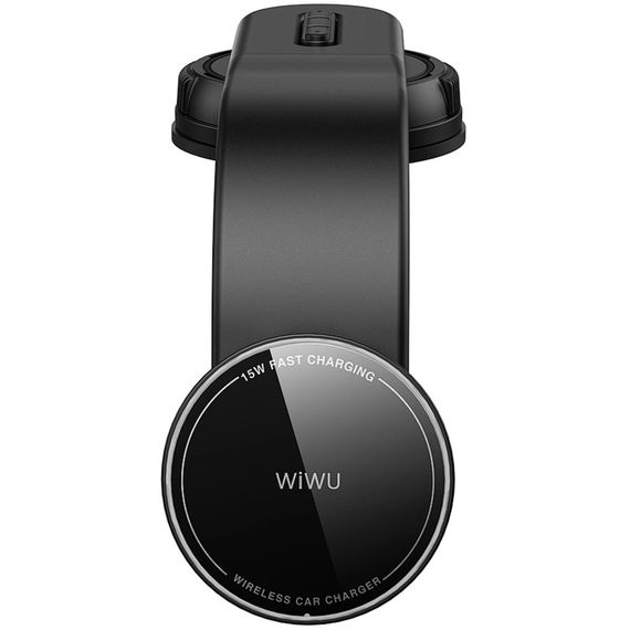 Автодержатель с БЗУ WIWU CH-327 Universal Automatic 15W Black | Зображення 3