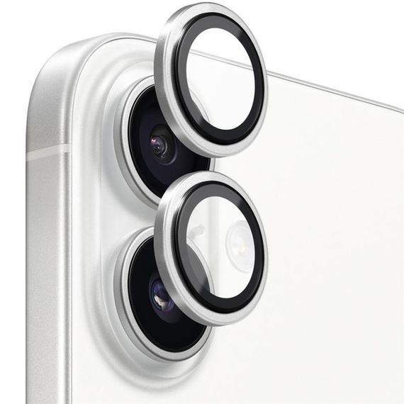 Захисне скло BlueO Metal на камеру для Apple iPhone 17 (6.3") Срібний / Silver
