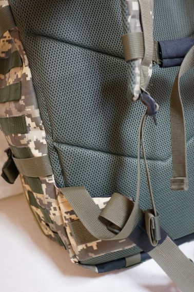 Рюкзак тактический, камуфляж пиксель серый объем 40 л | Зображення 7