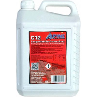 Антифриз Alpine Концентрат C12 черв. 5л (1185-5)