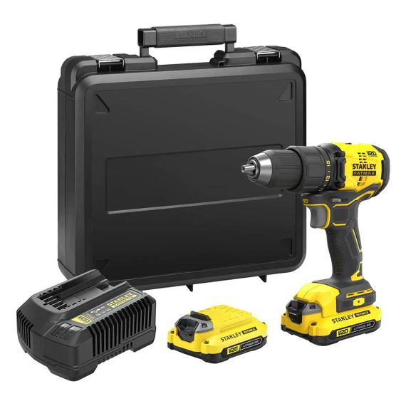 Дриль-шуруповерт безщітковий акумуляторний STANLEY FATMAX SFMCD710D2K | Зображення 1
