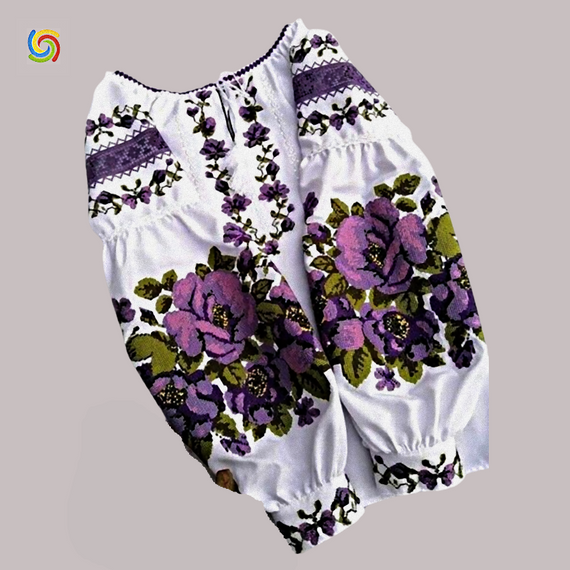 Рубашка Украинская вышиванка  31805 цвет белый размер XXL