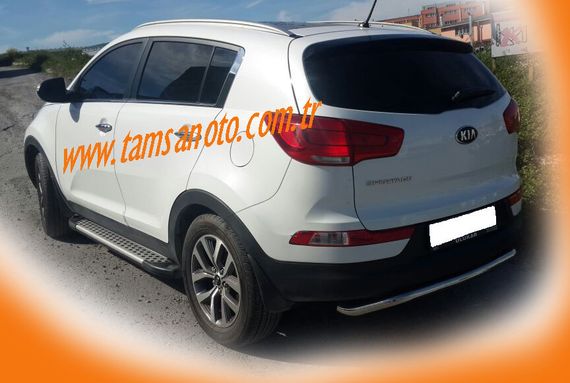 Задня дуга AK002-1 (нерж.) для Kia Sorento XM 2009-2014рр | Зображення 1