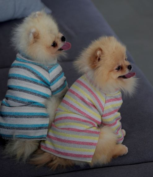 Гольф з люрексом смугастий рожевий Y-301 | Зображення 1