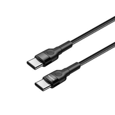 Дата кабель ColorWay USB-C to USB-C 0.3m 3А black (CW-CBPDCC054-BK) | Зображення 4