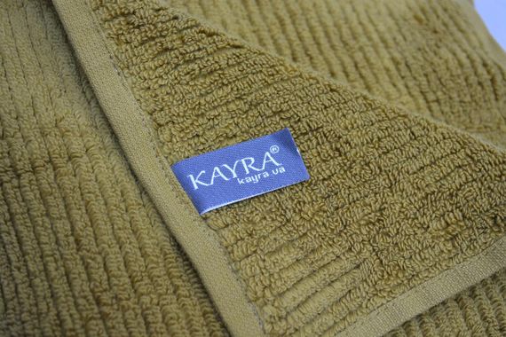 Полотенце махровое ST-1 Kayra 70x140 см. горчичный | Зображення 2