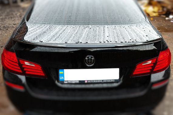Спойлер LIP V1 (1234 Upgrade, чорний) для BMW 5 серія F-10/11/07 2010-2016рр. | Зображення 1