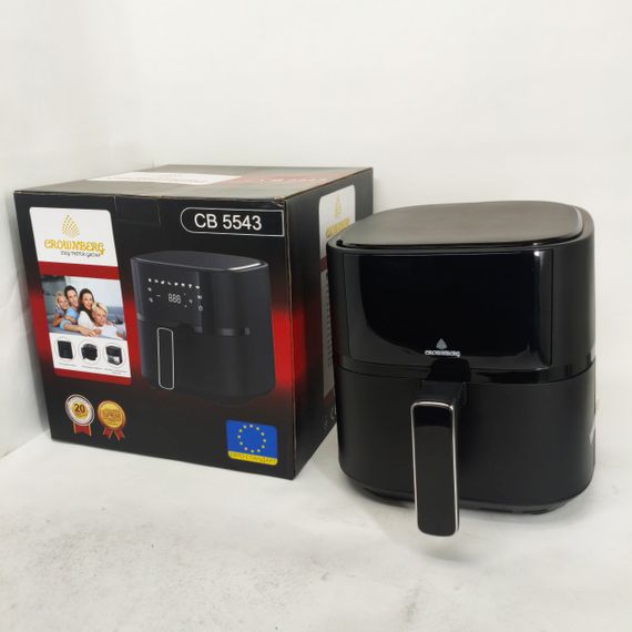 Електрична мультипіч Crownberg CB-5543 1500Вт 4л, Фритюрниця для приготування без олії HK-75 | Зображення 3