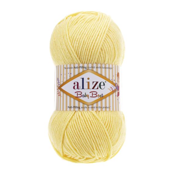 Пряжа Alize Baby Best No 250 (Алізе Бебі Бест) – 10% Бамбук, 90% Антипілінг Акрил, 100г/240м