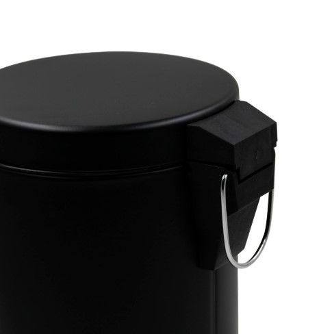 Відро для сміття кругле Zerix Solo-TC0107 Black 7 л чорне (ZX5900) | Зображення 2