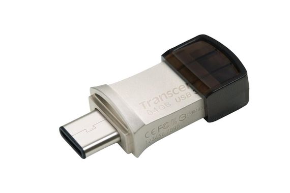 Накопитель Transcend 64GB USB 3.1+Type-C 890 R90/W30MB/s (TS64GJF890S)