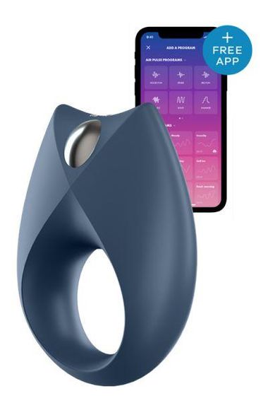 Эрекционное виброкольцо Satisfyer Royal One синее sexstyle