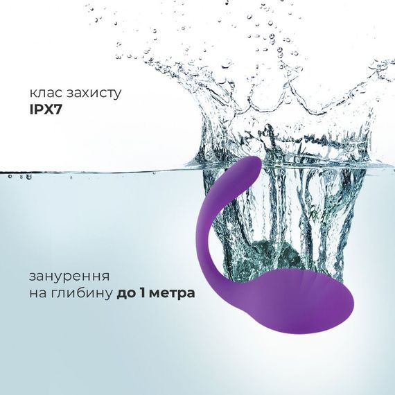 Віброяйце зі стимулятором клітора Adrien Lastic Smart Dream II з пультом LRS, можна під одяг | Зображення 3