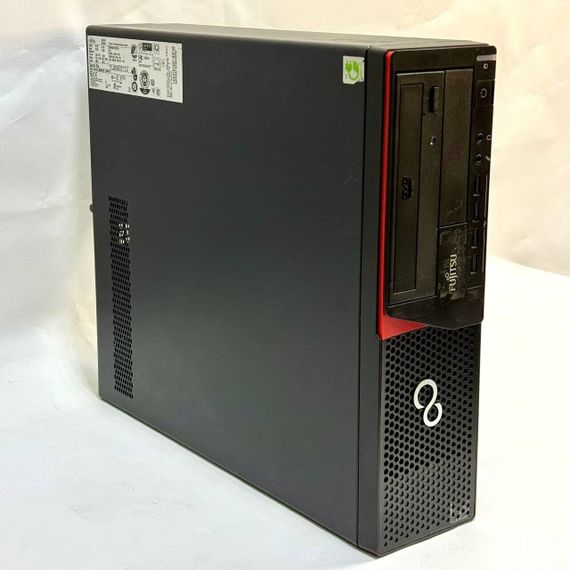 Комп'ютер Fujitsu Esprimo E720 E85 SFF / Intel Core i3-4130 (2 (4) ядра по 3.4 GHz) / 8 GB DDR3 / 120 GB SSD + 500 GB HDD / Intel HD Graphics 4400 / DVD-ROM б/в | Зображення 1