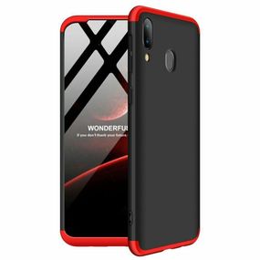 Чохол GKK 360 градусів для Samsung Galaxy M20 колір Чорно-Червоний