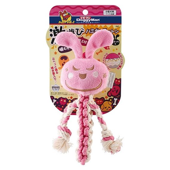 Іграшка для собак із пищалкою DoggyMan Cotton Rabbit, 23 см