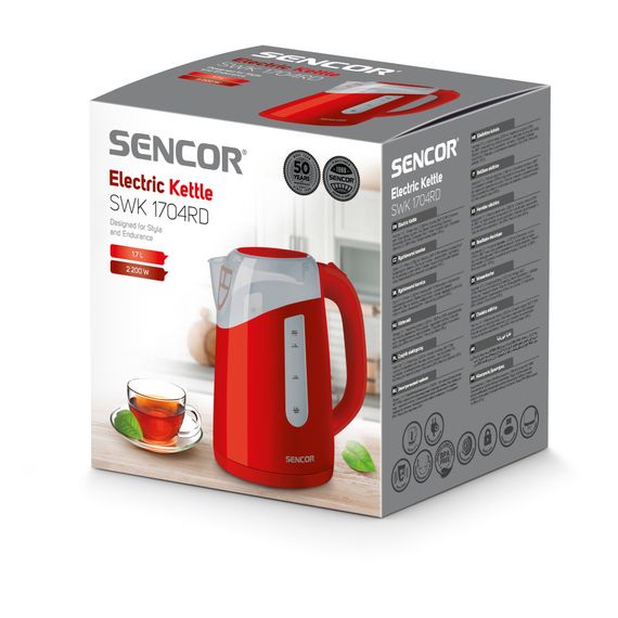 Електрочайник Sencor SWK1704RD | Зображення 5