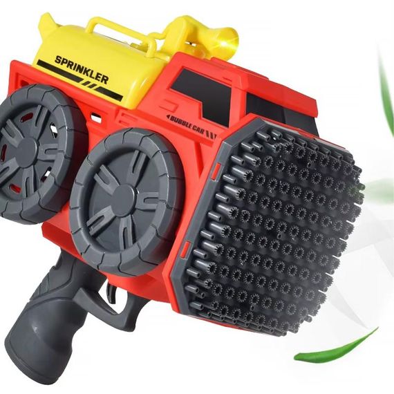 Пістолет з мильними бульбашками SHT KB1295 Truck на 139 отворів + 2xbottle 60ml Red | Зображення 1