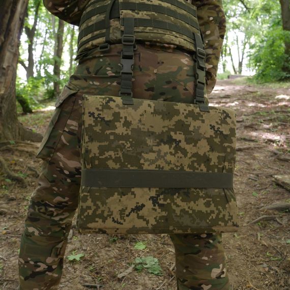 Каремат п'ятиточка чотирьохсекційна Kiborg П-4 Кордура Піксель | Зображення 9