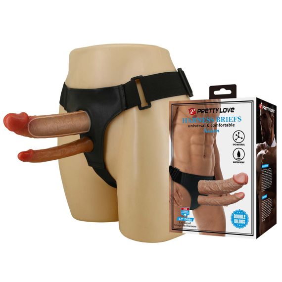 Страпон - Pretty Love Harness Briefs Strap on Kearen Sex Aura | Зображення 1
