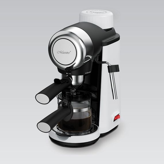 Кофеварка рожковая Maestro MR-410 для эспрессо и капучино, кофемашина для дома