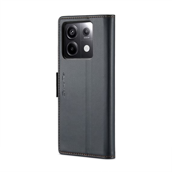 Шкіряний чохол-книжка Retro Case для Xiaomi Redmi Note 13 Pro 5G / Poco X6 колір Чорний | Зображення 3