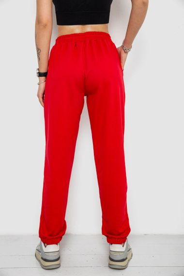 Спортивные штаны женские  -уценка, цвет красный, 238R347-U-23 | Зображення 3