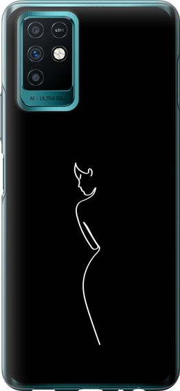 Чехол на Infinix Note 10 Силуэт1 "4590u-2763-17620"