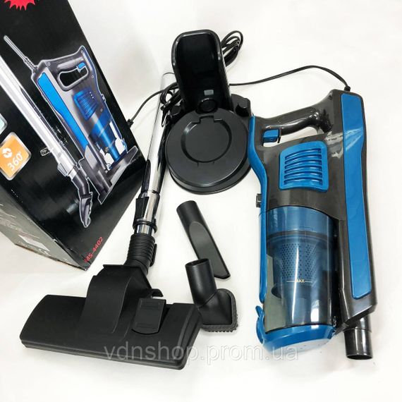 Качественный вертикальный пылесос с аккумулятором Domotec MS-4402 220 V, Вертикальный циклонный пылесос NC-45 | Зображення 7